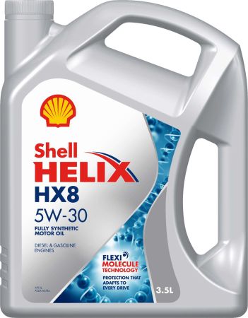 Shell Helix HX8 5W-30 API SN 3.5L Full-Synthetic Engine Oil  (3.5 L, Pack of 1)